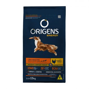Ração Seca Origens Energy Premium Especial Frango e Cereais para Cães Adultos Frango 15 kg