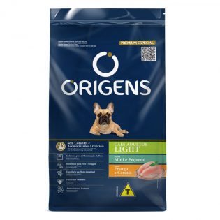 Ração Seca Origens Light Frango e Cereais para Cães Adultos Porte Mini e Pequeno Frango 1 kg