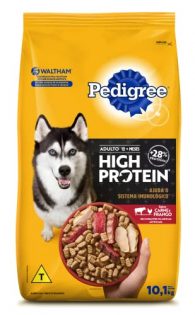 Ração Seca Pedigree High Protein Carne e Frango para Cães Adultos Frango Vegetais 10