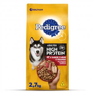 Ração Seca Pedigree High Protein Carne e Frango para Cães Adultos Frango Vegetais 2