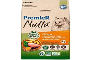 Ração Seca PremieR Nattú Mandioquinha para Cães Adultos Porte Pequeno Frango Cereais 2