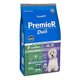Ração Seca PremieR Pet Duii Cordeiro e Peru para Cães Adultos Pequeno Porte Carne 10
