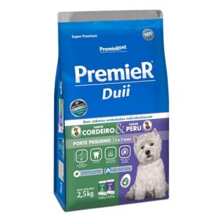 Ração Seca PremieR Pet Duii Cordeiro e Peru para Cães Adultos Pequeno Porte Carne 2