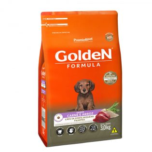 Ração Premier Golden Formula Mini Bits para Cães Filhotes Carne Cereais 3 kg