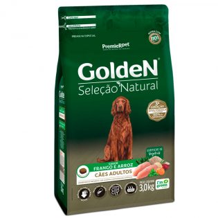 Ração Seca PremieR Pet Golden Seleção Natural para Cães Adultos Frango Cereais 3 kg