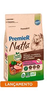 Ração Seca PremieR Pet Nattú Mandioca para Cães Adultos de Pequeno Porte Frango Vegetais 2