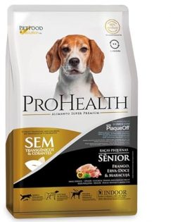 Ração  Seca Pro Health Super Premium Sênior Frango Erva-Doce e Maracujá para Cães Idosos Pote Pequeno Frango 2