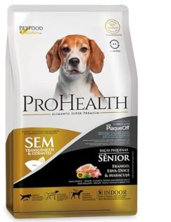 Ração Seca Pro Health Super Premium Sênior Frango Erva-Doce e Maracujá para Cães Idosos Pote Pequeno Frango 2