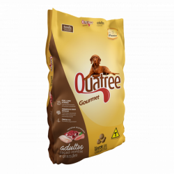 Ração Quatree Gourmet Sem Corantes Cães Adultos Raças Médias e Grandes  25 kg