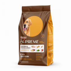 Ração Quatree Supreme para Cães Adultos de Raças Médias e Grandes Frango Vegetais 15 kg