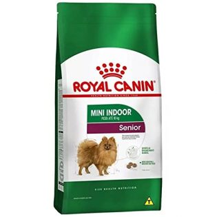 Ração Seca Royal Canin Mini Indoor Senior para Cães de Raças Pequenas com 8 Anos ou mais Frango 2
