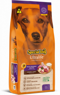 Ração Seca Special Dog Ultralife Para Cães Adultos Raças Pequenas Cordeiro E Arroz - 3 Kg  3 kg