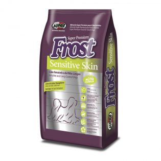 Ração Seca Supra Frost Sensitive Skin Cães Adultos Sensíveis e de Pelos Longos Peixe Cereais 2