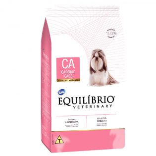 Ração Seca Total Equilíbrio Veterinary CA Problemas Cardíacos para Cães Adultos Frango Cereais 2 kg