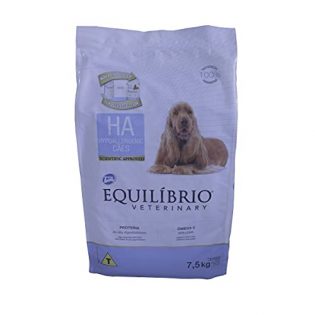 Ração Seca Total Equilíbrio Veterinary HA Problemas de Pele para Cães Adultos Frango Cereais 7
