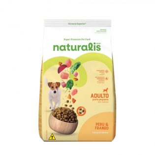 Ração Seca Total Naturalis Peru e Frango para Cães Adultos Pequeno Porte Frango Cereais 1 kg