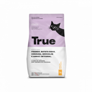 Ração Seca True para Gatos Adultos Castrados Frango Vegetais 1 kg