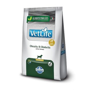 Ração Seca Vet Life Natural Obesity e Diabetic Fish para Cães Peixe Cereais 2 kg