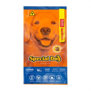 Ração Special Dog Cães Adultos Carne  16 kg