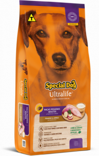 Ração Special Dog Ultralife Frango e Arroz para Cães Adultos Raças Pequenas Frango Cereais 1 kg