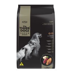 Ração Three Dogs Light para Cães de Todas Idades Frango Vegetais 3 kg