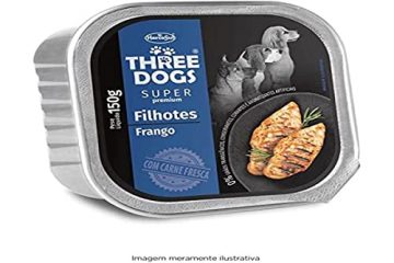 Ração Three Dogs Pate Super Premium Filhote 150g 150 g