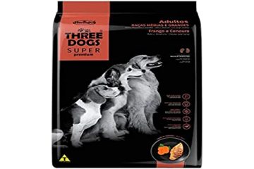 Ração Three Dogs Super Premium Adulto Médio e Grande Frango 3kg  3 kg