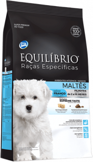 Ração Total Equilíbrio Raças Específicas Maltês Filhote Sabor Frango Frango Vegetais 2 kg