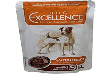 Ração Úmida Dog Excellence Sachê + Vitalidade para Cães Adultos Carne 100 g
