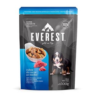 Ração Úmida Everest Cubos de Carne ao Molho para Cães Filhotes Carne 100 g