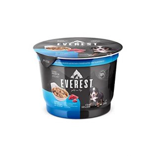 Ração Úmida Everest Cubos de Carne ao Molho para Cães Filhotes Carne 245 g