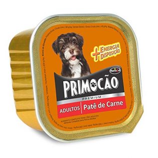 Ração Úmida HercoSul PrimoCão Patê Sabor Carne para Cães Adultos - 300g  300 g