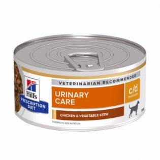 Ração Úmida Hills Prescription Diet C/D Cuidado Urinário Para Cães Adultos - 156g 156 g