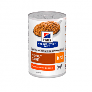 Ração Úmida Hill's Prescription Diet Lata k/d Cuidado Renal para Cães - 370 g Frango Cereais 370 g