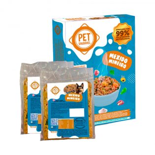 Ração Úmida Mexido Mineiro Pet Saudável 600 g