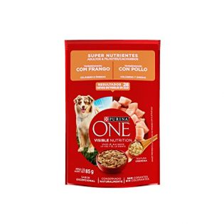 Ração Úmida Nestlé Purina One Frango para Cães Adultos e Filhotes Frango 85 g