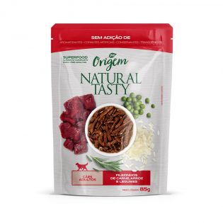 Ração Úmida Origem Natural Tasty Cães Adultos Carne