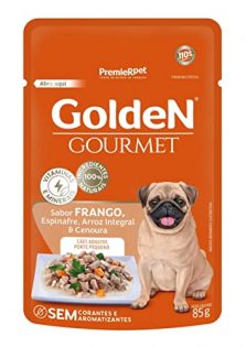 Ração Úmida PremieR Pet Golden Gourmet Frango para Cães Adultos de Porte Pequeno Frango 85 g