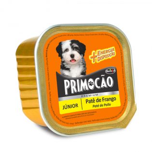 Ração Úmida HercoSul PrimoCão Patê Sabor Frango para Cães Filhotes - 300g 300 g