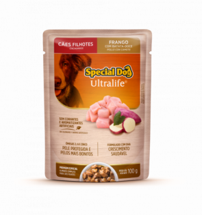 Ração Úmida Special Dog Sachê Frango para Cães Filhotes Frango 100 g