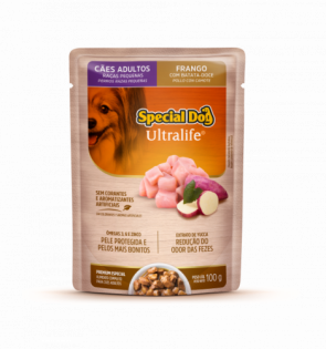Ração Úmida Special Dog Sachê Frango para Cães Raças Pequenas Frango 100 g