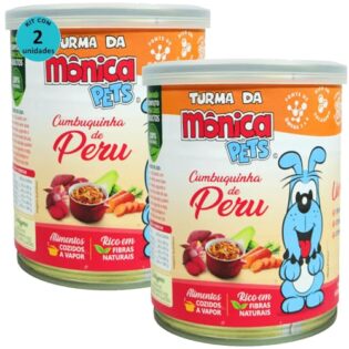 Ração Úmida Turma da Mônica Pets Cumbuquinha de Peru 280g Para Cães Adultos Kit 2 un  280 g
