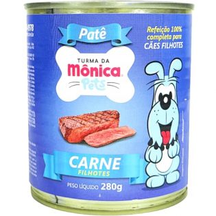 Ração Úmida Turma da Mônica Pets Patê Sabor Carne 280g Para Cães Filhotes 280 g