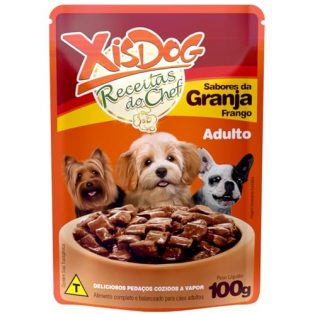 Ração Úmida XisDog Receitas do Chef Adulto Sabores da Granja Frango Frango 100 g