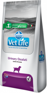 Ração Vet Life Urinary Ossalati para Cães Adultos com Cálculos Urinários Peixe Cereais 2 kg