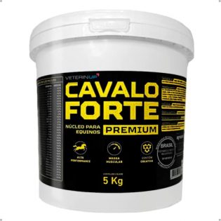 Suplemento Cavalo Forte Premium 5kg - Suplemento Alimentar para Equinos  5 kg
