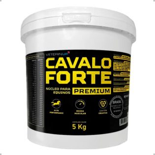 Suplemento Cavalo Forte Premium 5kg - Suplemento Alimentar para Equinos 5 kg
