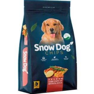 Ração Snow Dog Chips Sabor Frango com Chips de Batata Doce