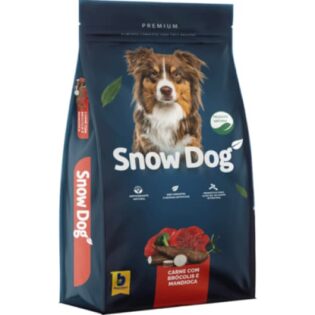 Ração Snow Dog Sabor Carne com Brocolis e Mandioca