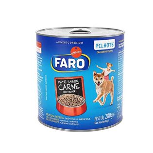 Ração Úmida Faro para Cães Filhotes Sabor Carne 280g  280 g